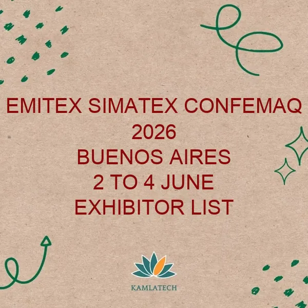 Emitex Simatex Confemaq Buenos Aires 2026 Exhibitor List (74 Exhibitors)